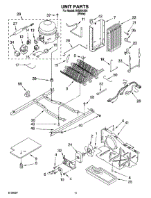 07 - Unit Parts parts for Whirlpool Refrigerator INS204300 from AppliancePartsPros.com