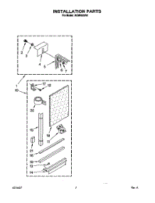 05 - Installation parts for Whirlpool Air Conditioner ACM492XA0 from AppliancePartsPros.com