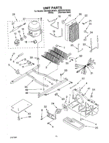 09 - Unit parts for Whirlpool Refrigerator 6GD25DCXHW01 from AppliancePartsPros.com