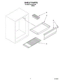 03 - Shelf parts for Whirlpool Refrigerator EL02CCXLB from AppliancePartsPros.com