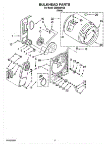 03 - Bulkhead Parts, Optional Parts (Not Included) parts for Whirlpool Dryer CEDS832VQ0 from AppliancePartsPros.com