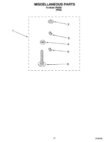 10 - Miscellaneous  Parts, Optional Parts (Not Included) parts for Whirlpool Washer IP45003 from AppliancePartsPros.com