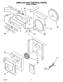 02 - Air Flow And Control Parts parts for Whirlpool Air Conditioner ACS088PR1 from AppliancePartsPros.com