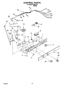 08 - Control Parts, Optional Parts parts for Whirlpool Refrigerator IKS203303 from AppliancePartsPros.com