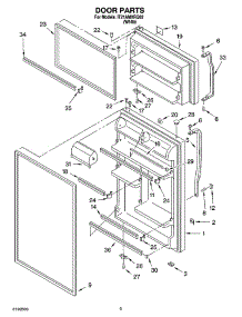 02 - Door Parts parts for Whirlpool Refrigerator IT21AMXRQ02 from AppliancePartsPros.com