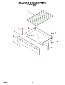 04 - Drawer & Broiler Parts parts for Whirlpool Range IRE32301 from AppliancePartsPros.com