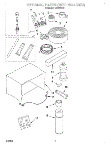 04 - Optional parts for Whirlpool Air Conditioner CAH8WRK0 from AppliancePartsPros.com