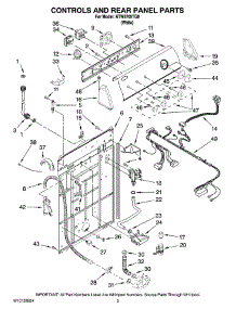 02 - Controls And Rear Panel Parts parts for Maytag Washer NTW5705TQ0 from AppliancePartsPros.com