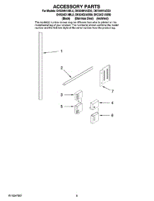 06 - Accessory Parts parts for Whirlpool Dishwasher DK524N1ABL0 from AppliancePartsPros.com