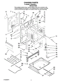 03 - Chassis Parts parts for Whirlpool Range YISE630VS11 from AppliancePartsPros.com