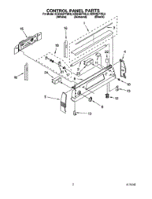 02 - Control Panel parts for Kitchenaid Range KERH507YAL0 from AppliancePartsPros.com