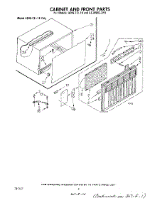 03 - Section parts for Whirlpool Air Conditioner ACW082XP0 from AppliancePartsPros.com