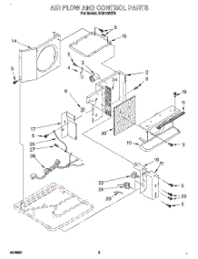 02 - Airflow And Control parts for Whirlpool Air Conditioner ACM102XE0 from AppliancePartsPros.com