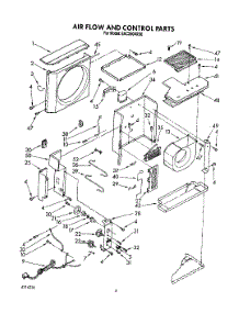 03 - Air Flow And Control parts for Whirlpool Air Conditioner 8AC2504XS0 from AppliancePartsPros.com