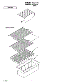 05 - Shelf Parts, Optional Parts parts for Whirlpool Refrigerator IT14DKXRQ00 from AppliancePartsPros.com