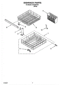 06 - Dishrack Parts, Optional Parts (Not Included) parts for Whirlpool Dishwasher CUD4000TQ0 from AppliancePartsPros.com