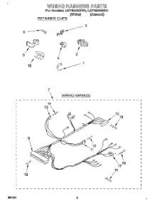 07 - Wiring Harness parts for Whirlpool Washer LSP6244BN0 from AppliancePartsPros.com