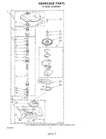 11 - Gearcase parts for Whirlpool Washer LA3300XSW0 from AppliancePartsPros.com
