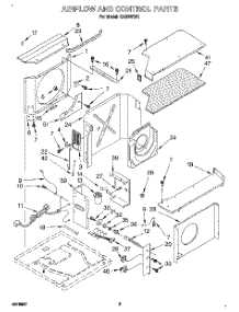 02 - Airflow And Control parts for Whirlpool Air Conditioner CA29WC51 from AppliancePartsPros.com