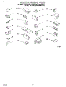 07 - Wiring Harness parts for Whirlpool Washer LLN8233BN1 from AppliancePartsPros.com