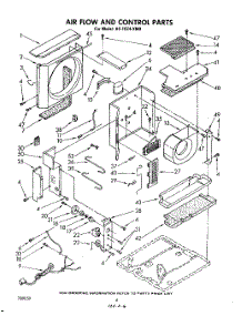 04 - Air Flow And Control, Lit / Optional parts for Whirlpool Air Conditioner AC1824XM0 from AppliancePartsPros.com