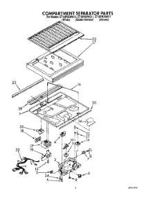 03 - Compartment Separator parts for Whirlpool Refrigerator ET18PKXWG11 from AppliancePartsPros.com