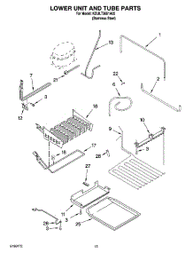 09 - Lower Unit And Tube Parts parts for Kitchenaid Refrigerator KBULT3661A02 from AppliancePartsPros.com