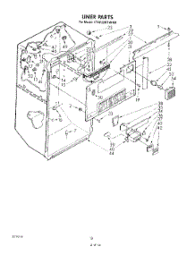 07 - Liner parts for Kitchenaid Refrigerator KTRF22MTAL00 from AppliancePartsPros.com
