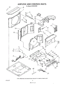 03 - Air Flow And Control parts for Whirlpool Air Conditioner ACU082XW0 from AppliancePartsPros.com