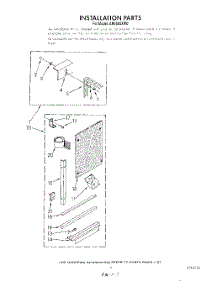 05 - Installation parts for Whirlpool Air Conditioner AR0500XW0 from AppliancePartsPros.com