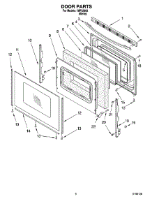 05 - Door Parts, Optional Parts parts for Whirlpool Range IMP33802 from AppliancePartsPros.com