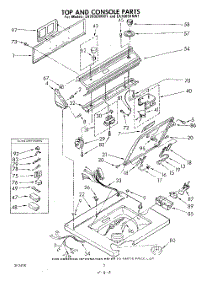 02 - Top And Console parts for Whirlpool Washer LA7000XKW1 from AppliancePartsPros.com