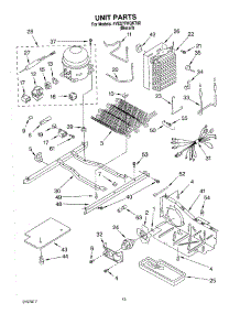 09 - Unit parts for Whirlpool Refrigerator 4YED7FHQKT00 from AppliancePartsPros.com