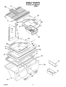05 - Shelf Parts, Optional Parts parts for Whirlpool Refrigerator ST21HPXLQ02 from AppliancePartsPros.com