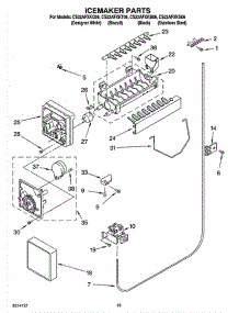 12 - Icemaker Parts, Optional Parts (Not Included) parts for Whirlpool Refrigerator CS22AFXKS06 from AppliancePartsPros.com