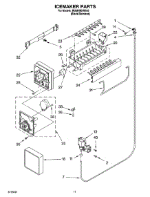 06 - Icemaker Parts parts for Whirlpool Refrigerator IR2MHMXRS00 from AppliancePartsPros.com