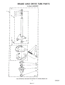 09 - Brake And Drive Tube parts for Whirlpool Washer LA5000XSW1 from AppliancePartsPros.com
