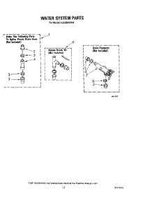 11 - Water System parts for Whirlpool Washer LA5300XPW4 from AppliancePartsPros.com