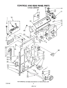 03 - Controls And Rear Panel parts for Whirlpool Washer LA8800XSW2 from AppliancePartsPros.com