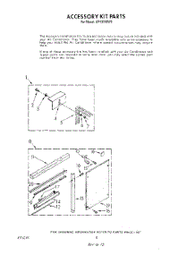 06 - Accessory Kit parts for Whirlpool Air Conditioner AR1200XW0 from AppliancePartsPros.com