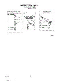 09 - Water System parts for Whirlpool Washer 6LSP8255BQ3 from AppliancePartsPros.com