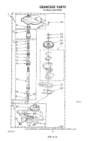 10 - Gearcase parts for Whirlpool Washer LA5311XPW4 from AppliancePartsPros.com
