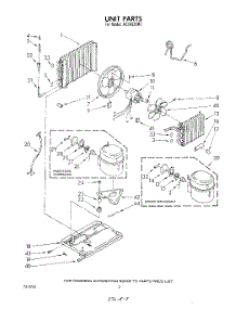 02 - Unit parts for Whirlpool Air Conditioner AC0062XR0 from AppliancePartsPros.com