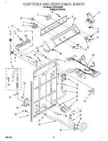 02 - Controls And Rear Panel parts for Whirlpool Washer LSR7233BZ0 from AppliancePartsPros.com