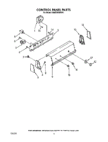 04 - Section parts for Kitchenaid Washer KAWE760WAL1 from AppliancePartsPros.com