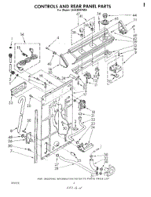 03 - Controls And Rear parts for Whirlpool Washer LA5400XPW0 from AppliancePartsPros.com