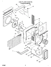 02 - Air Flow parts for Whirlpool Air Conditioner 4XACM12DD0 from AppliancePartsPros.com