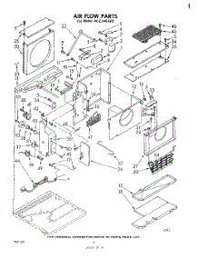 03 - Section parts for Whirlpool Air Conditioner ACE144XP0 from AppliancePartsPros.com