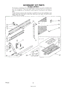 05 - Accessory Kit parts for Whirlpool Air Conditioner CAW18B2A1 from AppliancePartsPros.com