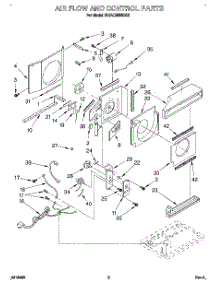 02 - Air Flow And Control parts for Whirlpool Air Conditioner BHAC0500BS0 from AppliancePartsPros.com